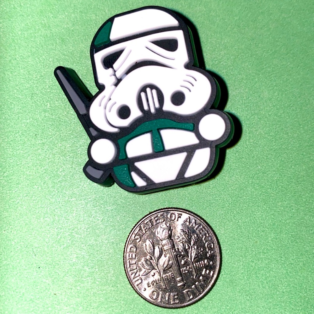 (10 for $15) STORM TROOPER Star Wars The Mandalorian Crocs Shoe Charms